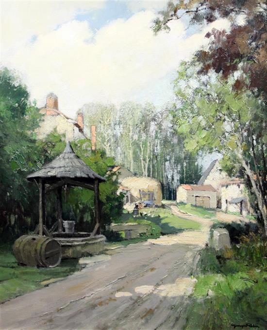 § Georges Charles Robin (French, 1903–2003) La Maillaudiere, 29 x 24in.